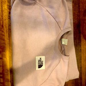 Light pink North face sweatshirt